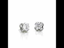 Load and play video in Gallery viewer, 2 CTW Solitaire Stud Earrings-E0180CLP
