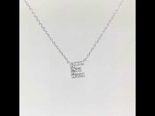 Load and play video in Gallery viewer, Letter E Pendant Necklace-9N085CLP
