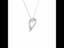 Load and play video in Gallery viewer, Double-Heart Pendant Necklace-P0152CLP
