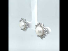 Load and play video in Gallery viewer, Cultured Freshwater Pearl Earrings-E0572PLP

