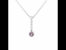 Load and play video in Gallery viewer, June Birthstone Love Pendant-BP003AXP
