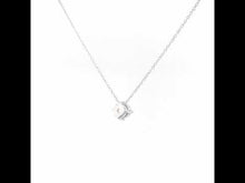 Load and play video in Gallery viewer, 0.85 CTW Solitaire Necklace-N0173CLP
