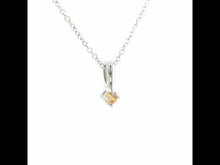 Load and play video in Gallery viewer, November Birthstone Love Pendant-BP005YTP
