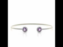 Load and play video in Gallery viewer, February Birthstone Bracelet-BB002AMP
