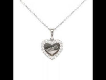 Load and play video in Gallery viewer, Mom Heart Necklace-P0269CLP
