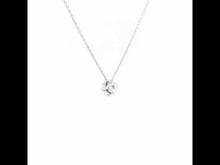 Load and play video in Gallery viewer, 0.65 CTW Solitaire Necklace-N0152CLP
