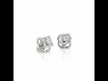 Load and play video in Gallery viewer, Open Floral Stud Earrings-E0314CLP
