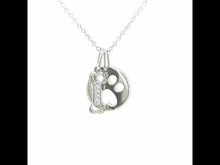 Load and play video in Gallery viewer, Paw Print Dog Bone Necklace-LV002CLP
