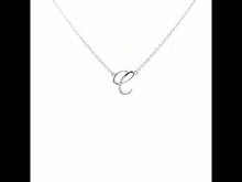 Load and play video in Gallery viewer, Letter C Pendant Necklace-9N067CLP
