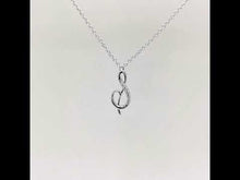 Load and play video in Gallery viewer, Letter S Pendant Necklace-9N065CLP
