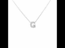 Load and play video in Gallery viewer, Letter G Pendant Necklace-9N087CLP
