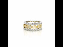 Load and play video in Gallery viewer, 3-Piece Eternity Ring Set-R0347CLT
